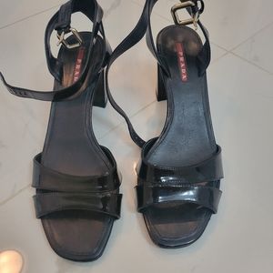 Women PRADA black sandals
